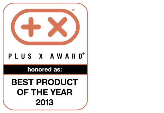 Plus X Award - Best Product of the Year 2013