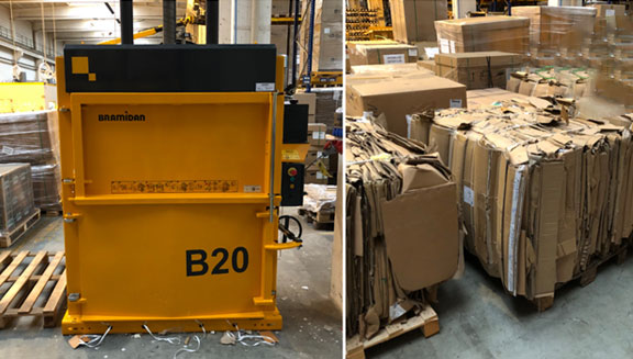 Transforming waste management: Sunrise Medical Poland installs baler press for optimal efficiency