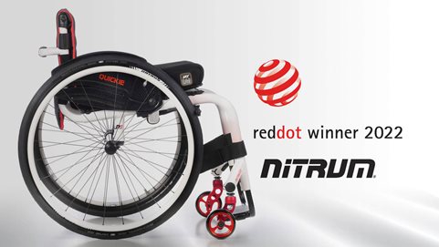 QUICKIE Nitrum wins Red Dot award for high design quality