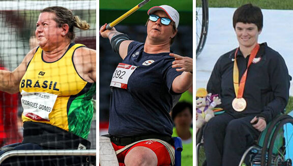 3 Medals in Athletics