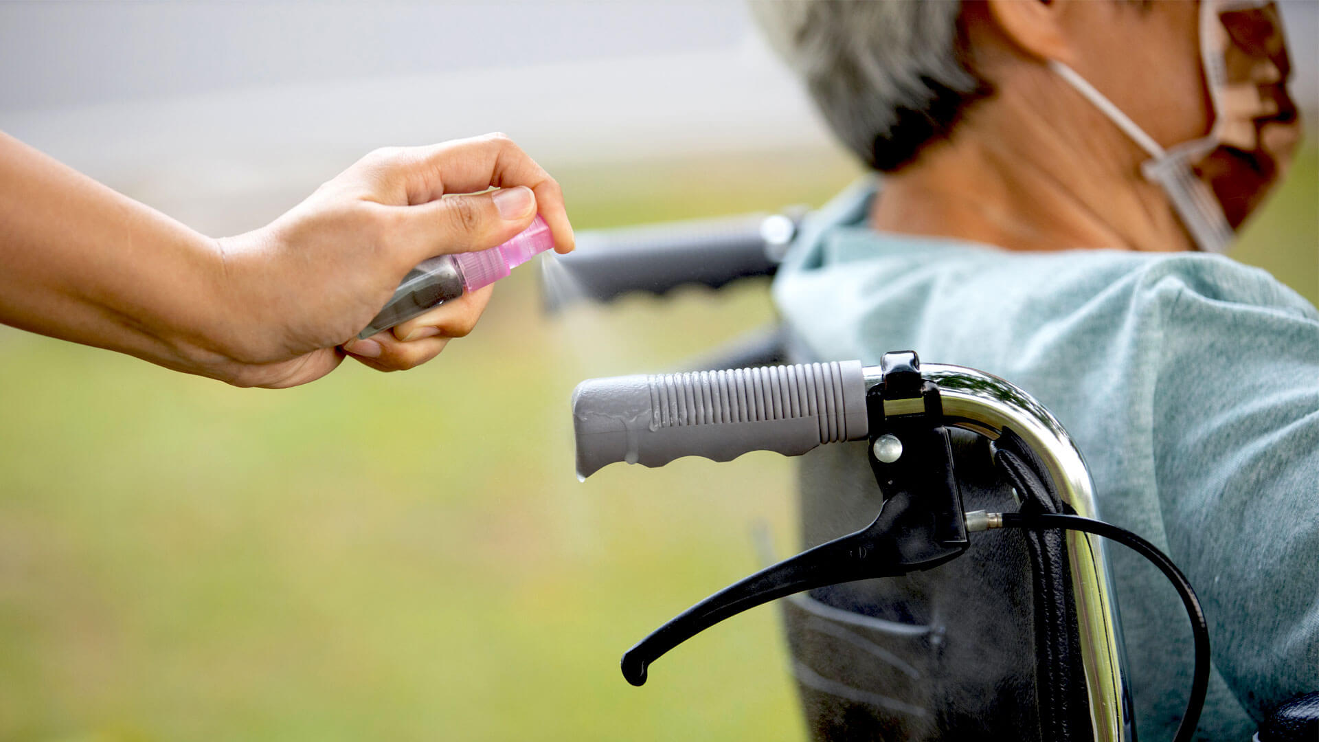 Tips for wheelchair cleaning and disinfection